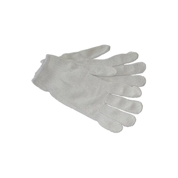 Polyester/Cotton Gloves, Knit Wrist, 12PK